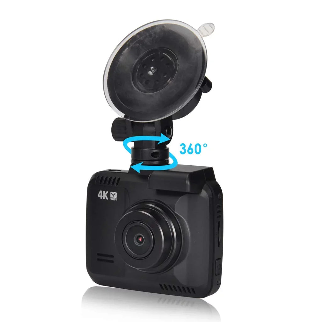 Iseebiz Dash Cam Built-in WiFi , 2160P 24FPS Driving Recorder Car Dashboard Cam, App View, Novatek Chip, , -Sensor, Motion Detect, 150° Wide Angle, Loop Record, Parking Mode
