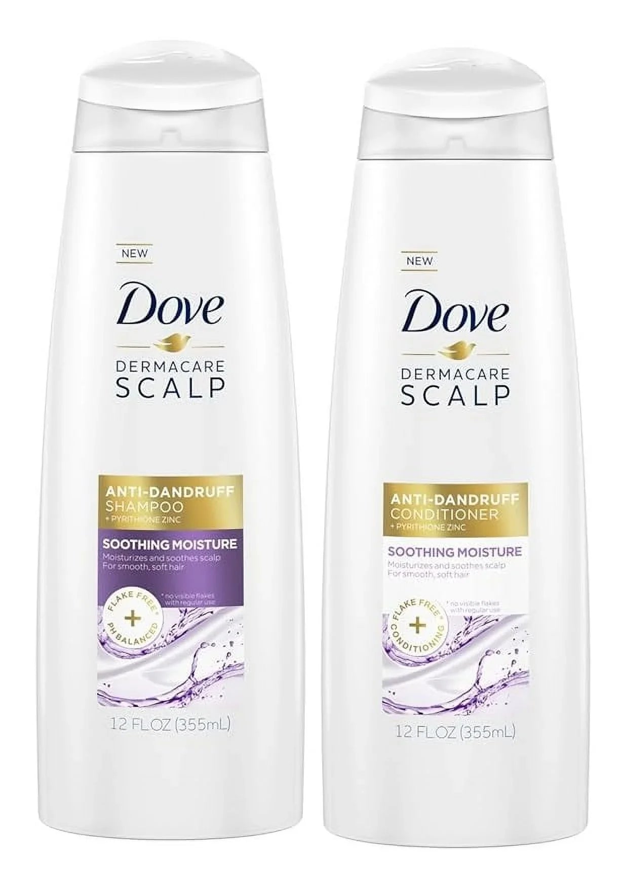 Dove DermaCare Scalp Soothing Moisture Anti-Dandruff Shampoo & Conditioner