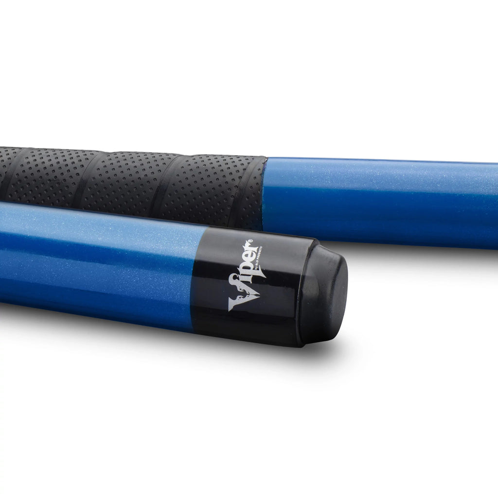 Viper Sure Grip Pro 58" Billiard/Pool Cue, 2 Piece, Blue, 21 Ounce