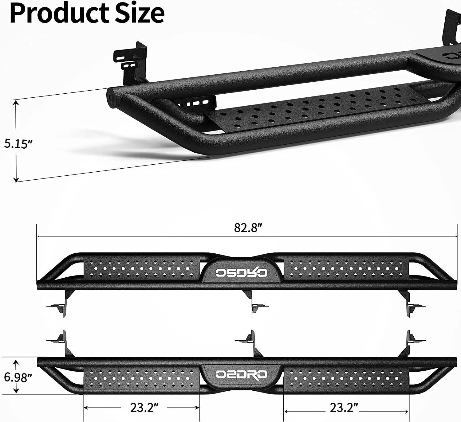 Ledkingdomus Running Boards for 2019-2023 Ram 1500 Classic 2009-2018 Dodge Ram 1500 Crew Cab Bars