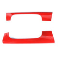 Teledu Red Front Cup Holder Side Panel Cover Decor Trim