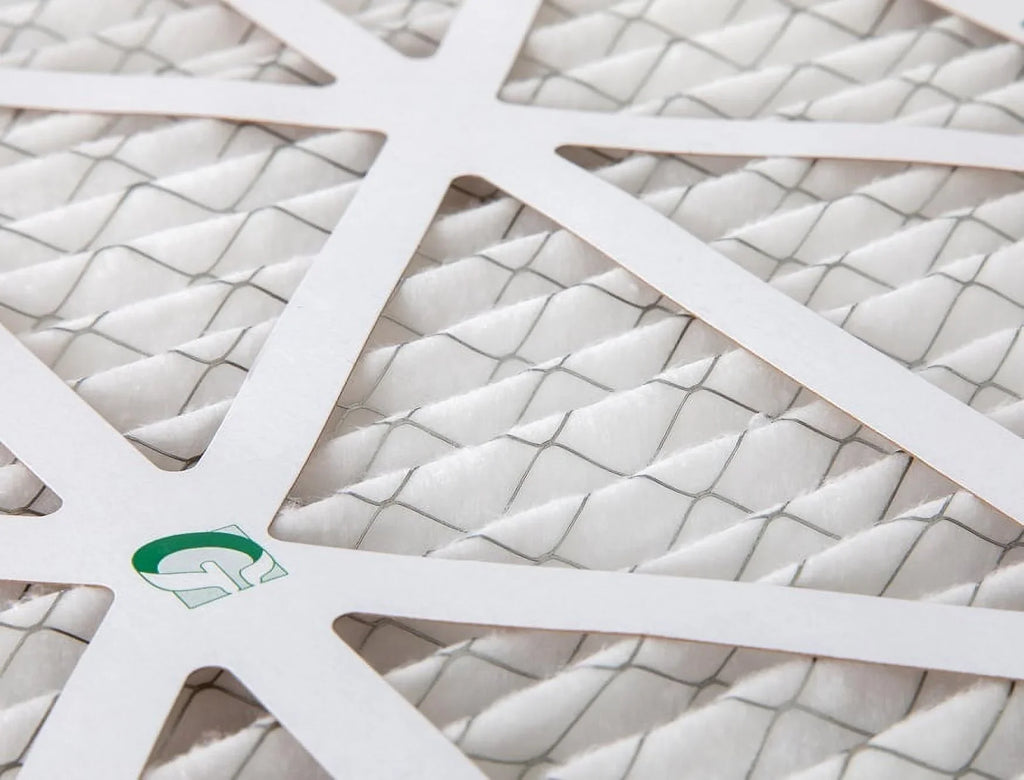 12 Pack of 18x20x1  13 Pleated Air Filters by Glasfloss. Actual Size: 17-1/2 x 19-1/2 x 7/8