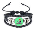 Service Cashier Supermarket Checkout Bracelet Braided Leather Woven Rope Wristband