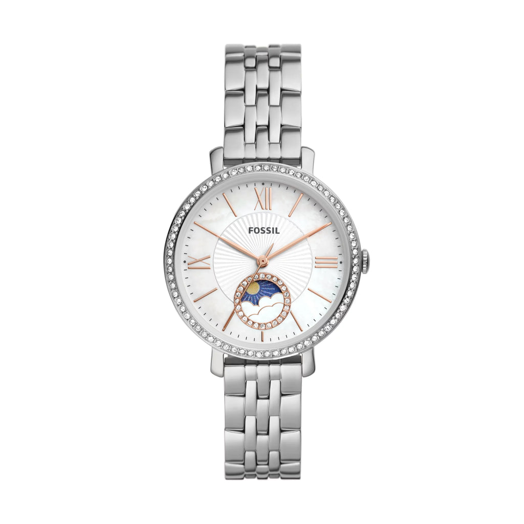 Fossil Women's Jacqueline Sun Moon Multifunction Stainless Steel Watch