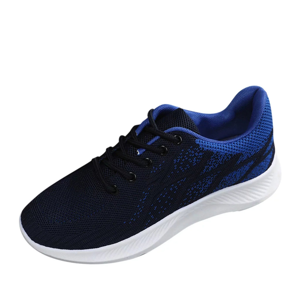 AdBFJAF Women Sneakers Size 11 1/2 Fashion Summer and Autumn Women Sneakers Shoes Mesh Breathable and Comfortable Lace Up Cross Pattern Colorblock