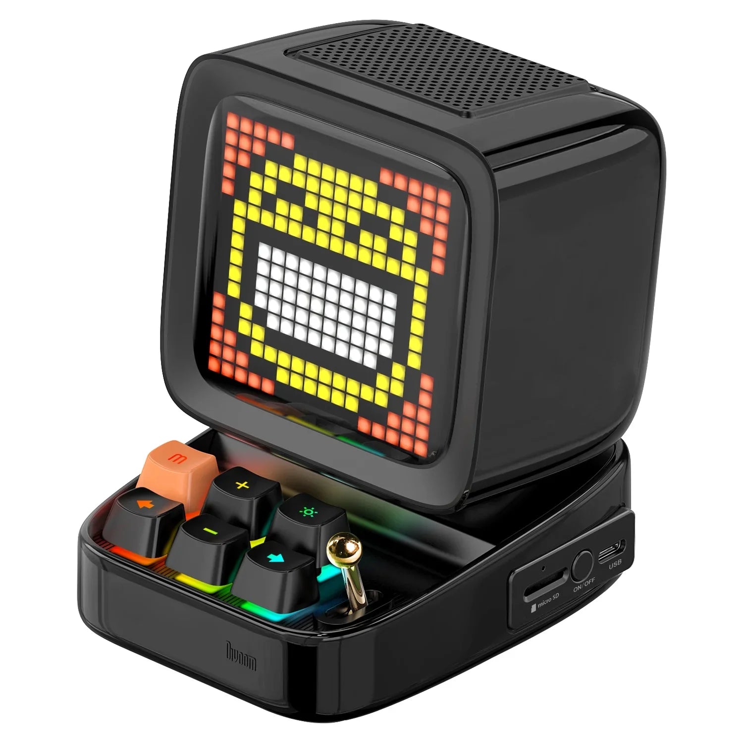Divoom Ditoo Plus Pixel Art Blutooth Speaker, 10W, Black