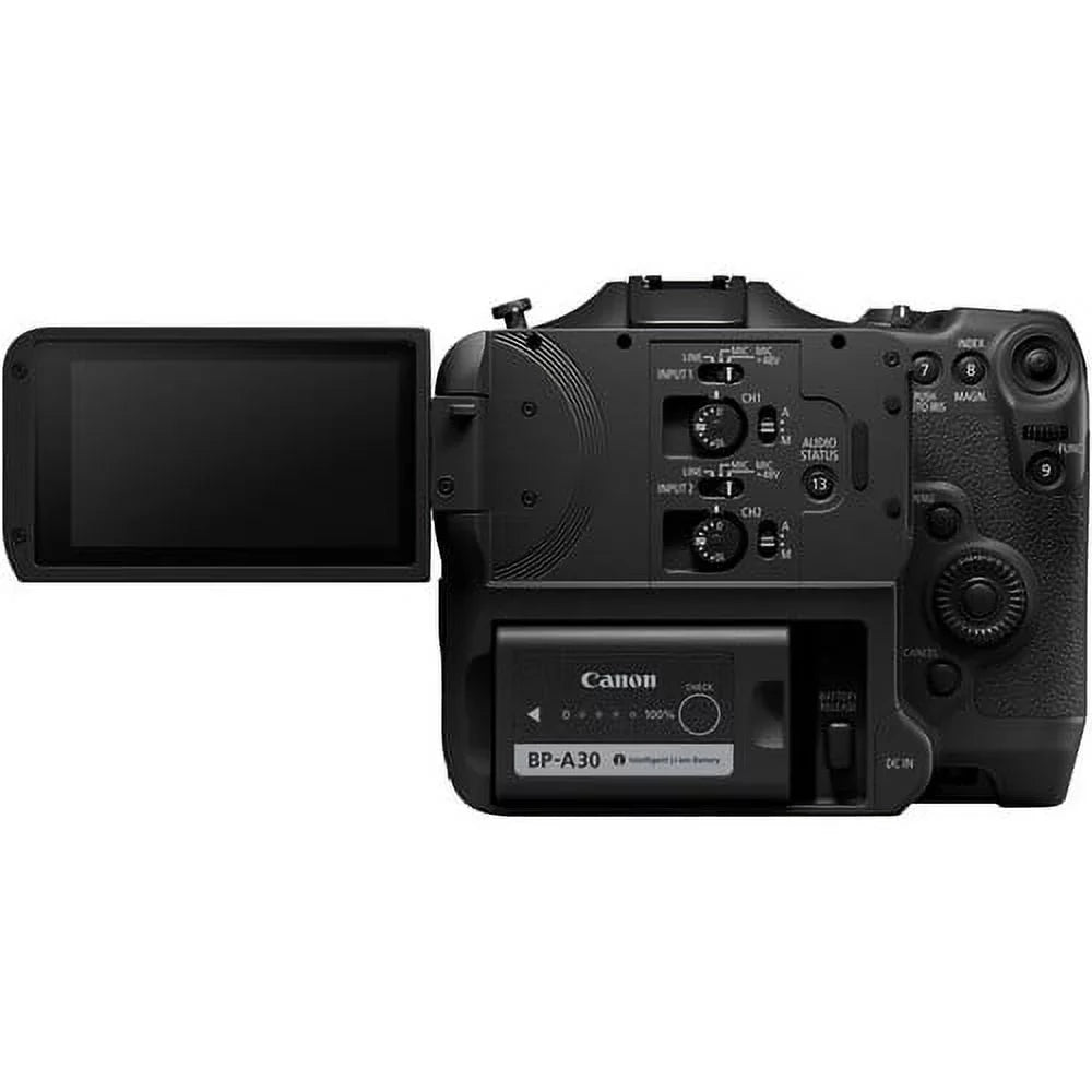 Canon   Cinema Camera ( Lens Mount) 4507C002 - Essential Bundle Includes: Sandisk Extreme Pro 64GB , Memory Card Reader, Gadget Bag, Blower, Microfiber Cloth and Cleaning Kit