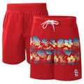 Men's - Sports by Carl Banks Red St. Louis Cardinals Breeze Volley Swim Shorts