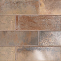 Marza Rust 4 In.  12 In. Glossy Ceramic Brown Subway Wall Tile