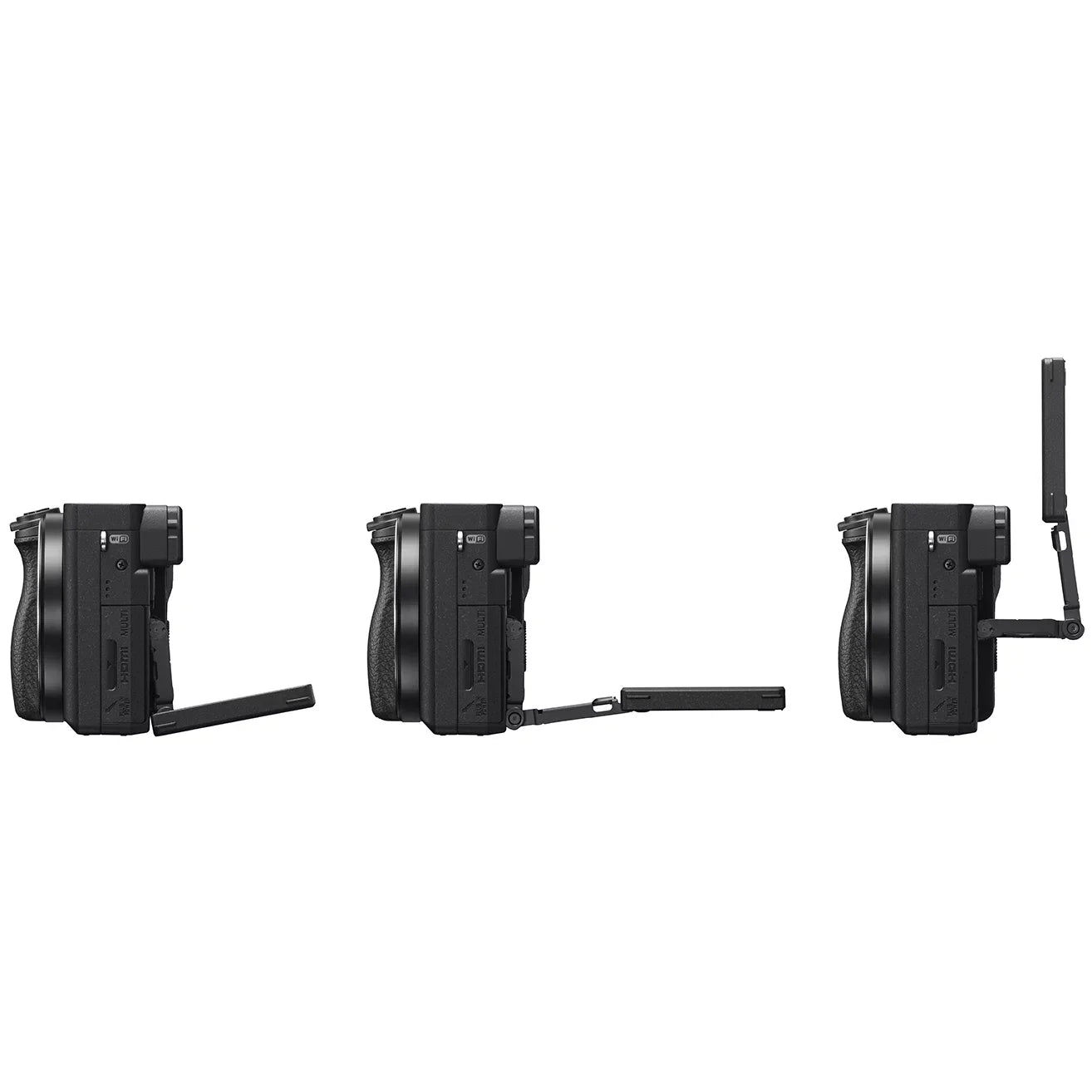 Sony a6400 4K Mirrorless Camera -6400L/ (Black) with 16-50mm f/3.5-5.6  Lens Kit + 0.43x Wide Angle and 2.2X Telephoto Lens Deco Gear Case Filter Set & Extra Battery Power Editing Bundle
