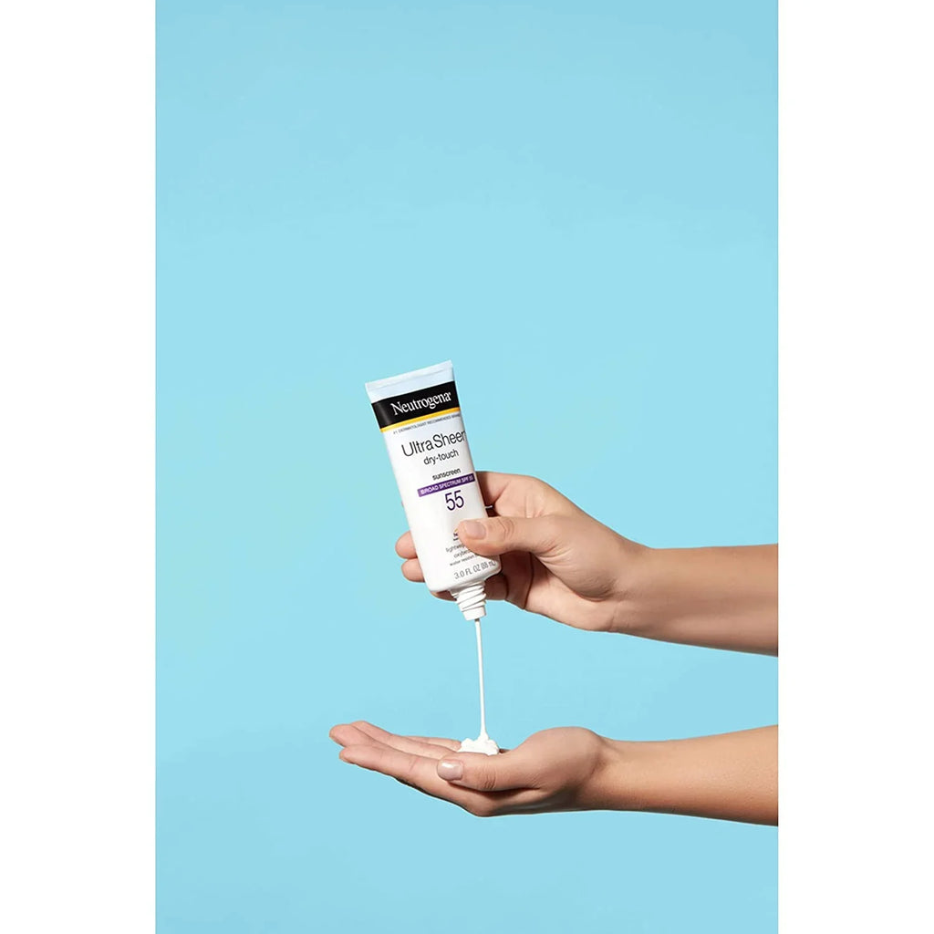 Invisible Daily Sunscreen Lotion with  55- Sweat & Water Resistant Sun Block Lotion for 80 Minutes | Moisturizing & Quick Drying Skin Sun Protection| 1 Pack: 3  Per Pack, Pack of 15