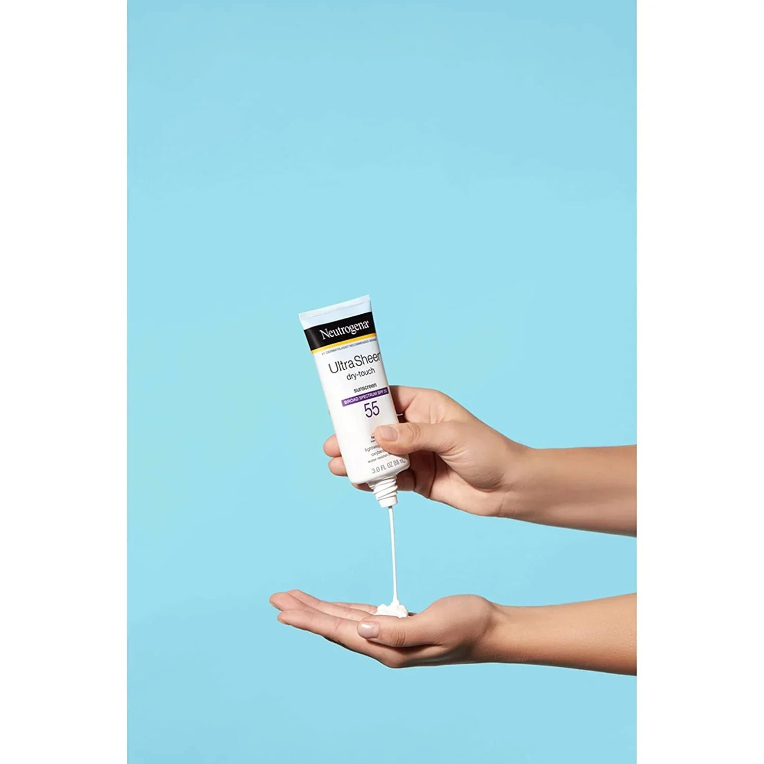 Invisible Daily Sunscreen Lotion with  55- Sweat & Water Resistant Sun Block Lotion for 80 Minutes | Moisturizing & Quick Drying Skin Sun Protection| 1 Pack: 3  Per Pack, Pack of 15
