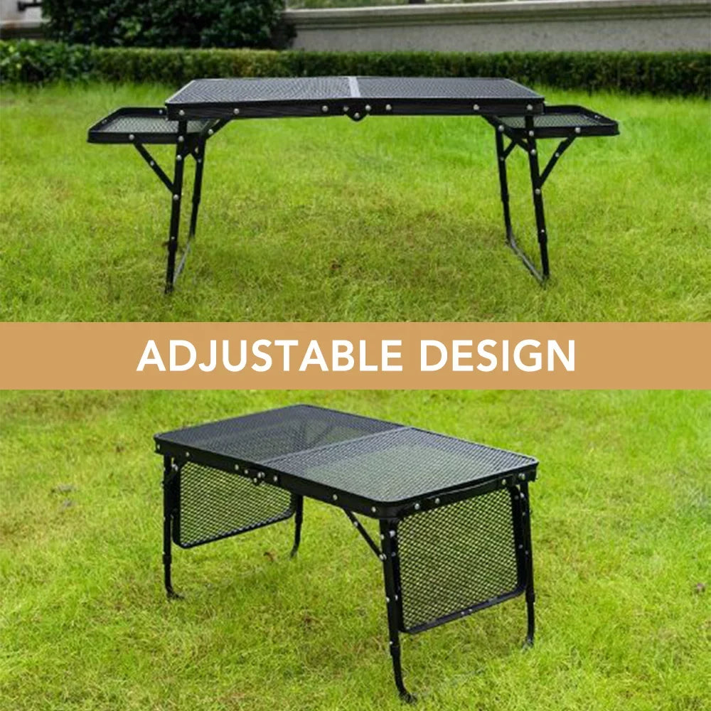 Lixada Folding Camping Table Picnic Cooking Station Food Prep Table
