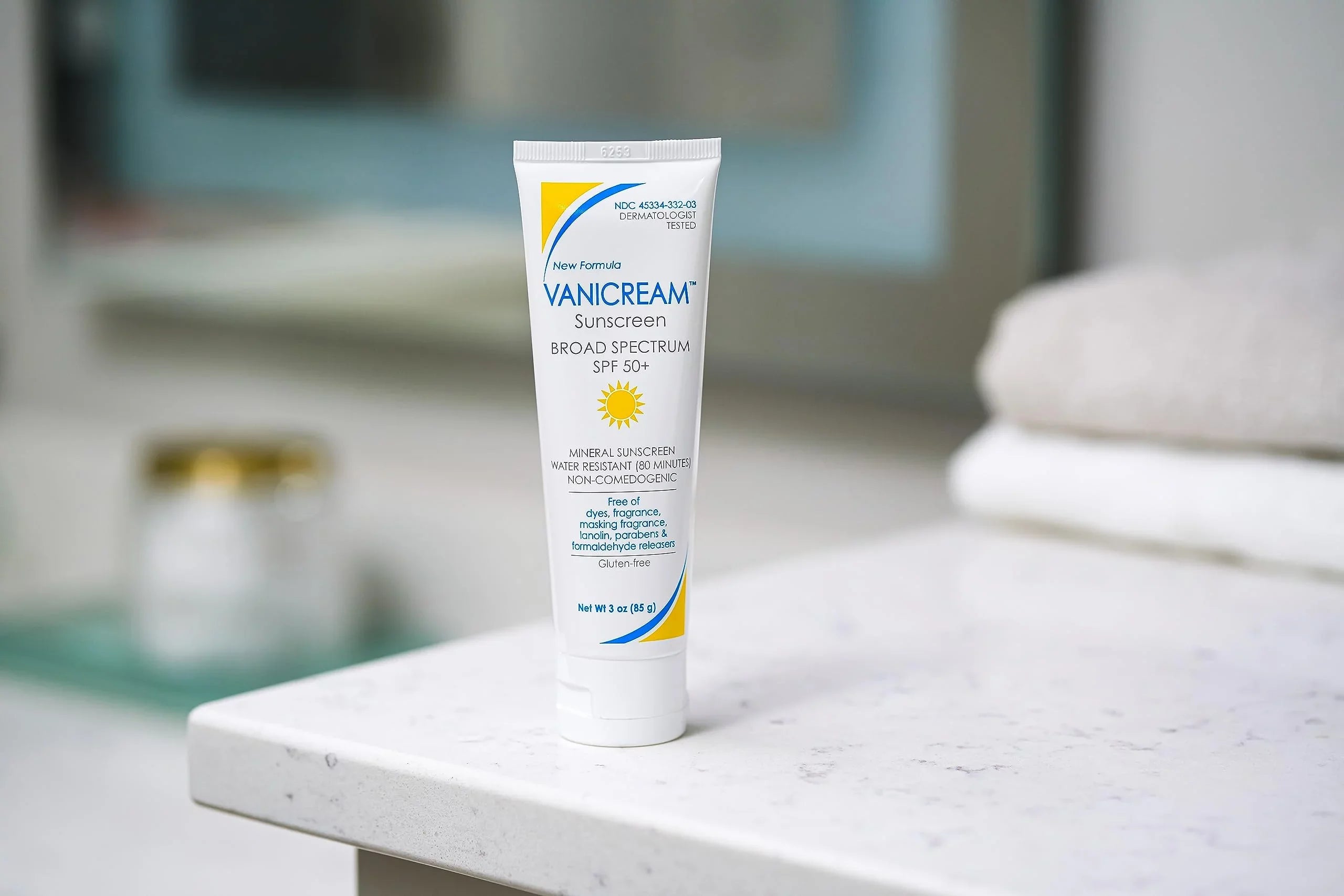 Vanicream Sunscreen Broad Spectrum Spf 50+, 3 Ounce.