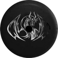 2018 2019 Wrangler  Backup Camera Dark Silver Smoke Tribal Dragon Spare Tire Cover for Jeep  32 Inch