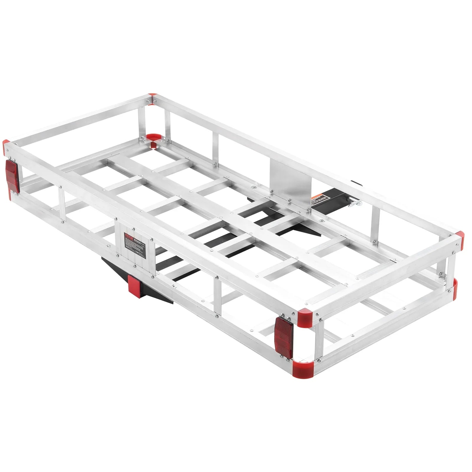 Hitch Mount Cargo Carrier 47 x 20 x 6 in 500lb Aluminum Corrosion-Resistant Fits 2" Receiver Cargo Basket for SUVs Sedans Vehicles