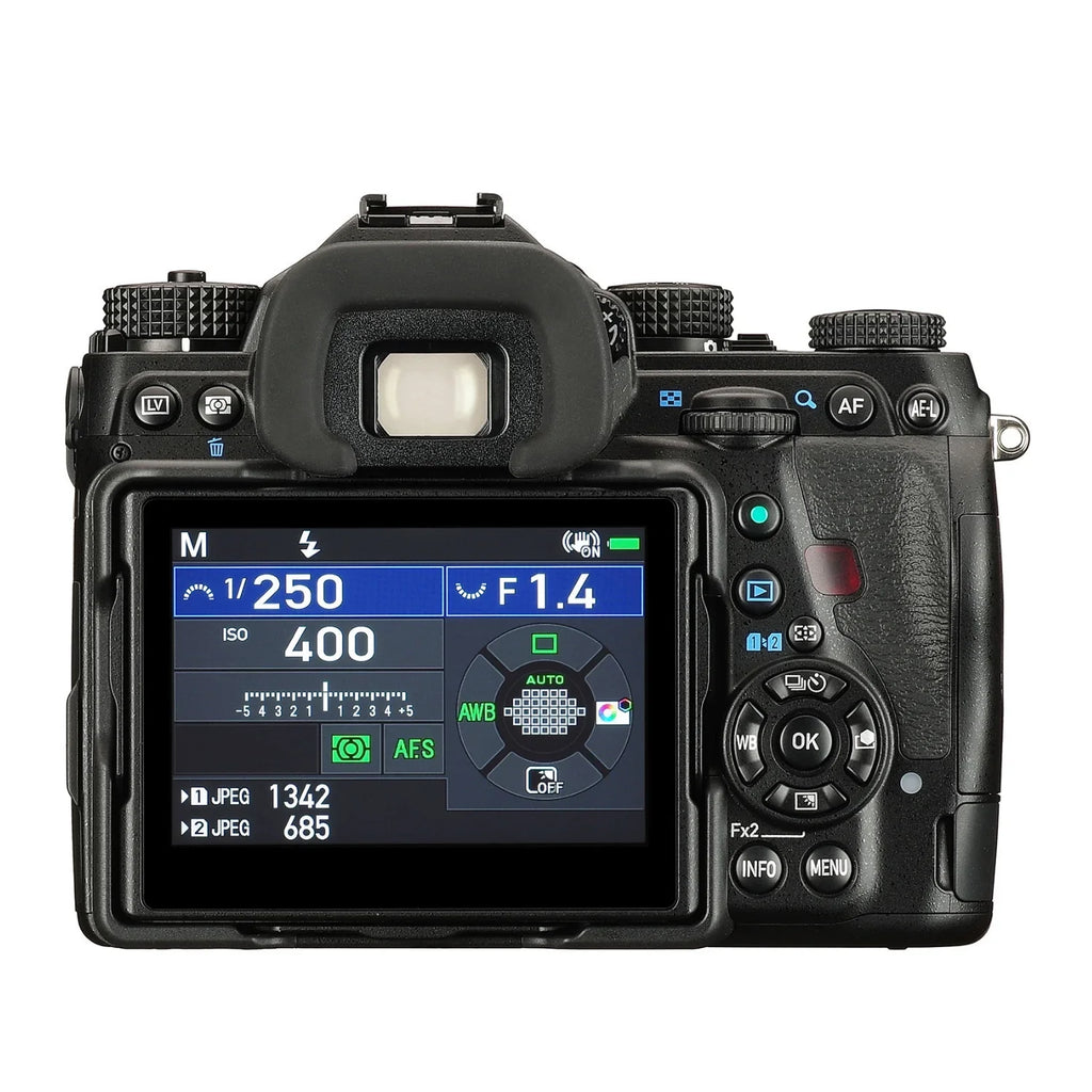 Pentax -1 Mark   Camera with - Battery Grip, Camera Gadget Bag Bundle