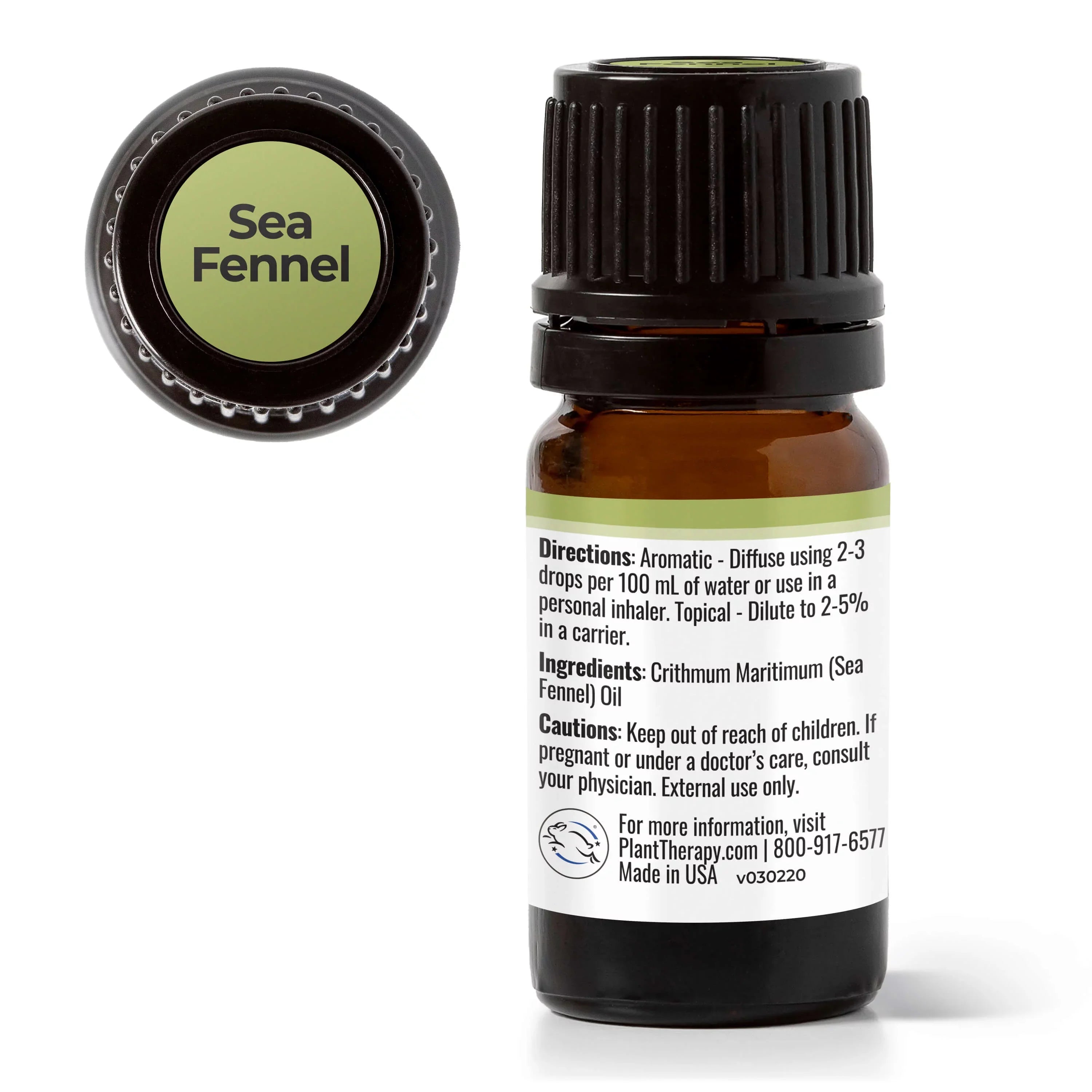 Plant Therapy Sea Fennel Essential Oil 5 mL (1/6 oz) 100% Pure, Undiluted, Therapeutic Grade