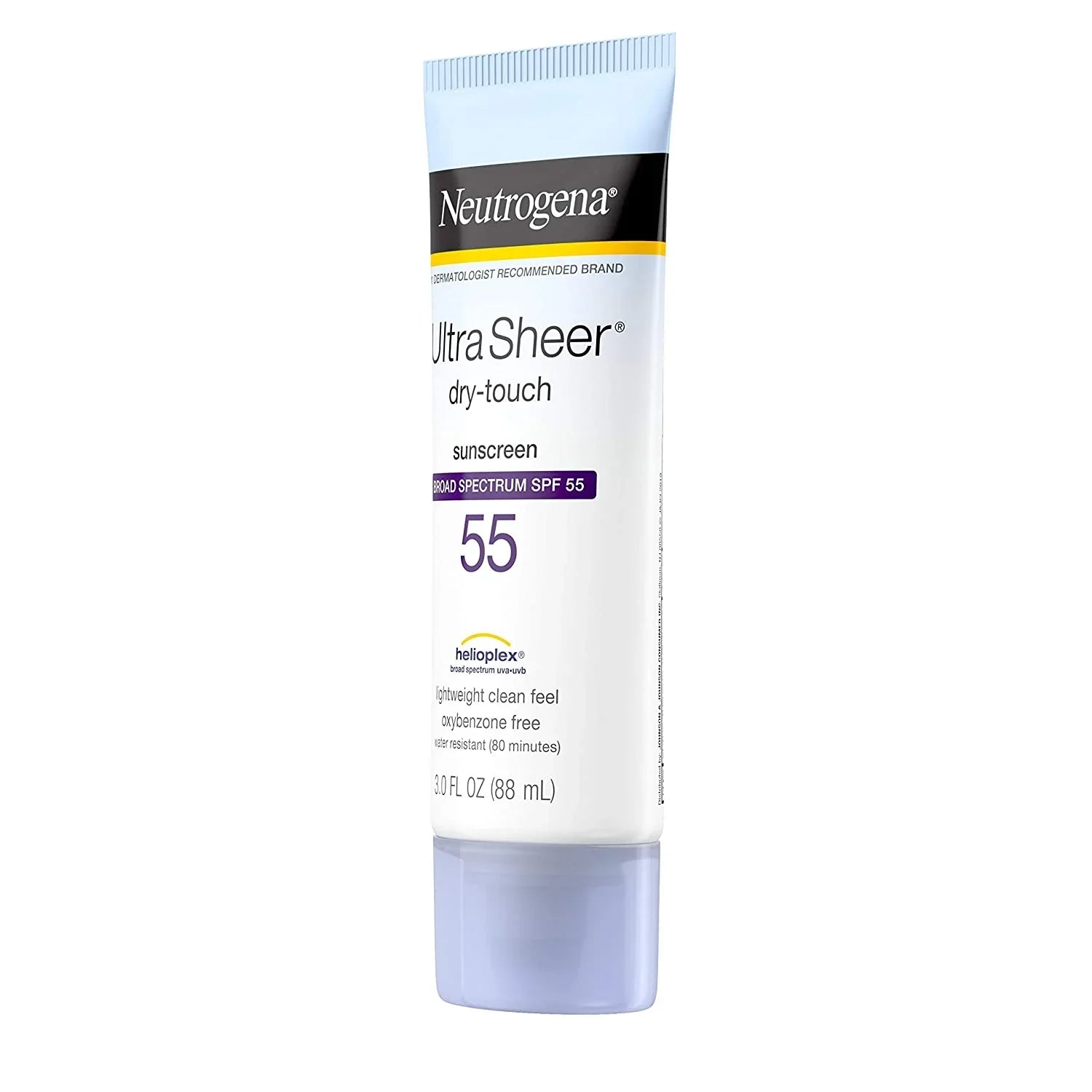 Invisible Daily Sunscreen Lotion with  55- Sweat & Water Resistant Sun Block Lotion for 80 Minutes | Moisturizing & Quick Drying Skin Sun Protection| 1 Pack: 3  Per Pack, Pack of 15