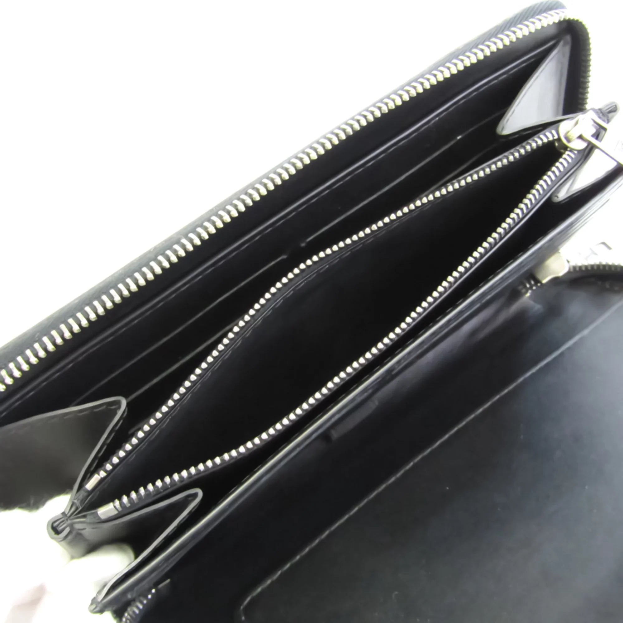 Pre-Owned Louis Vuitton Zippy Organizer  Men's Utah Leather Long Wallet (bi-fold) Basalt (Good)