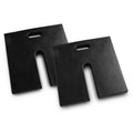 Caravan Sports Rubber Weight Plates Set of 2