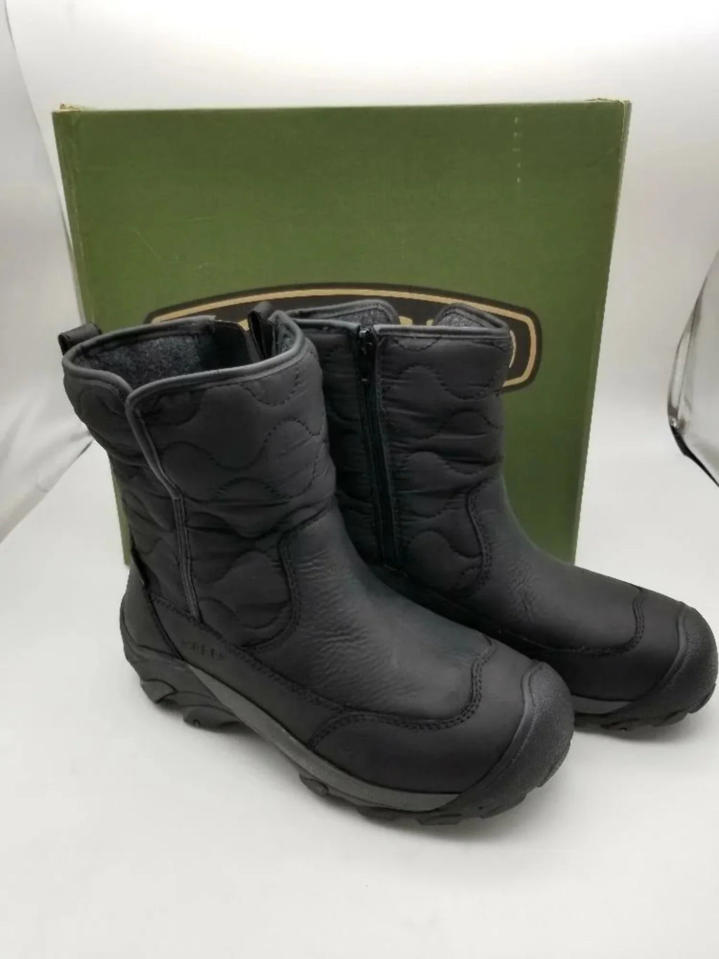 Women's Betty Boot Pull On Waterproof Insulated Snow, Black/Black, 7.5