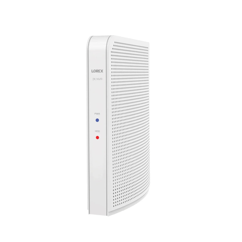 Lorex 2K 4.0- 8-Camera-Capable 32-  System with 4 Outdoor Wi-Fi Battery Security Cameras, White, -4AA4-, -4AA4-