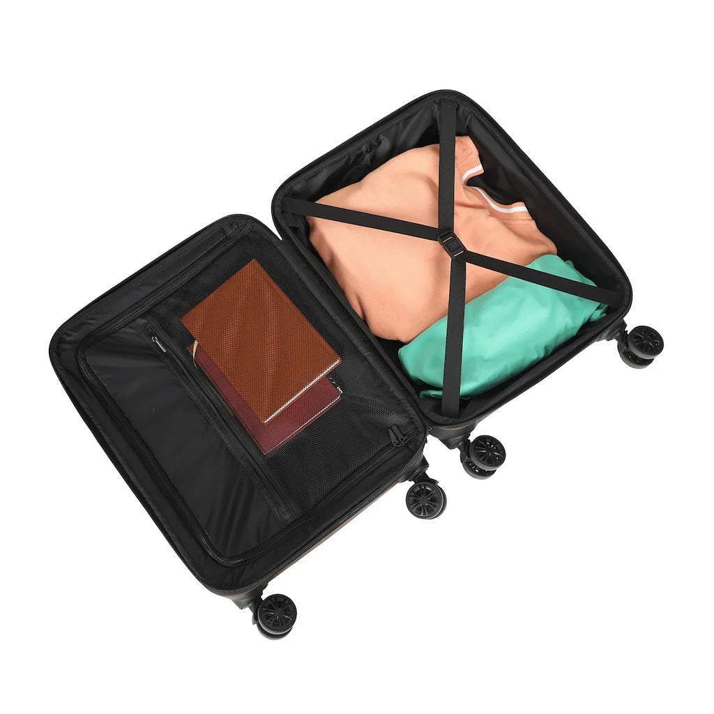 Disney Mickey Mouse Ears 22” Brown Rolling Luggage