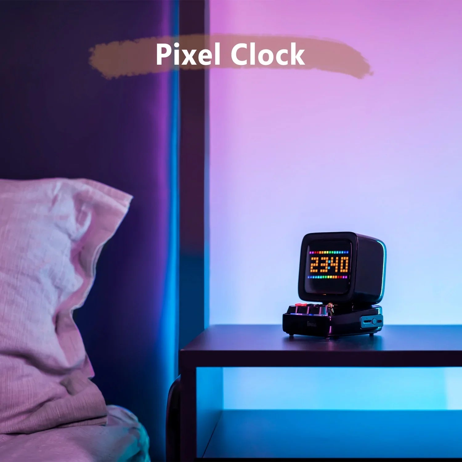 Divoom Ditoo Plus Pixel Art Blutooth Speaker, 10W, Black
