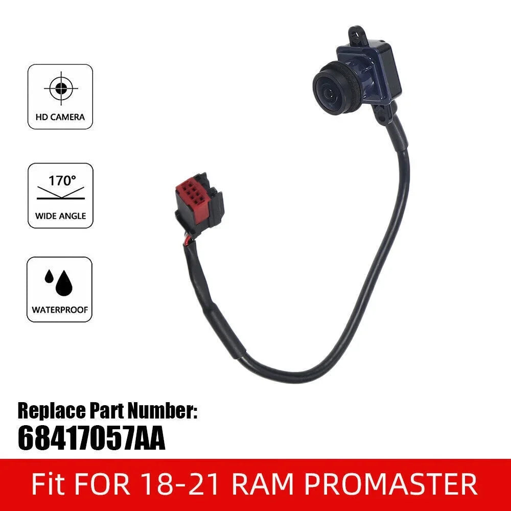 Upgrade Your View - Rear View Camera (68417057AA) for  Promaster 1500, 2500, 3500 (2018-2021) -