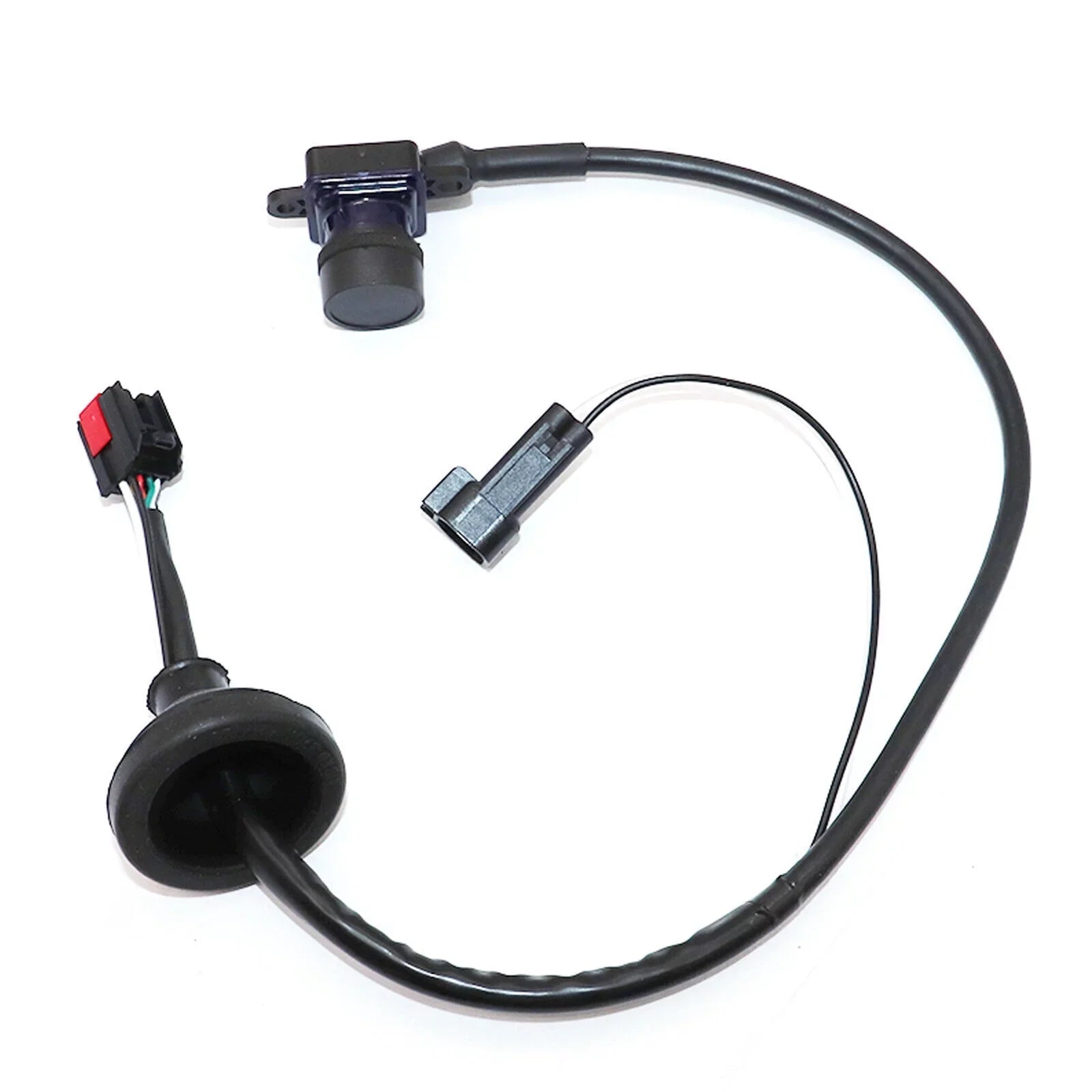 Onemayship Rear Back Up Camera for Dodge Grand Caravan 2011-2020, 130° Detection Angle, Wired Connection, Distance Line