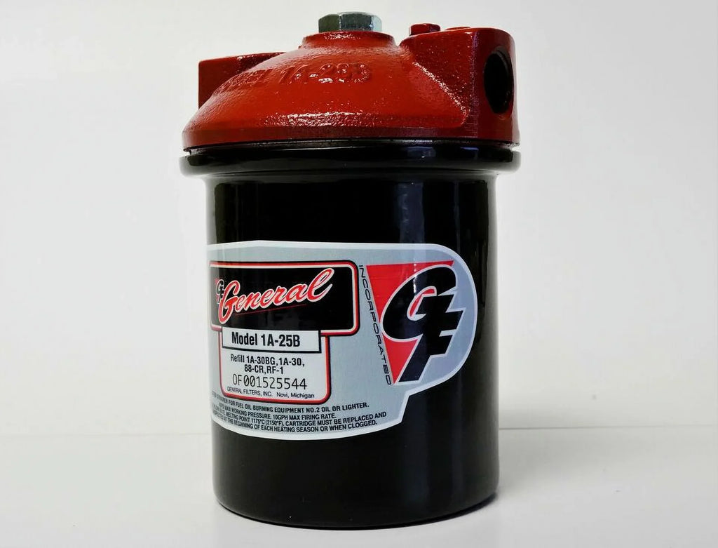 1A-25B General Wool Fuel Oil Filter and Housing 3/8" refill 1A-30, 88-, -1