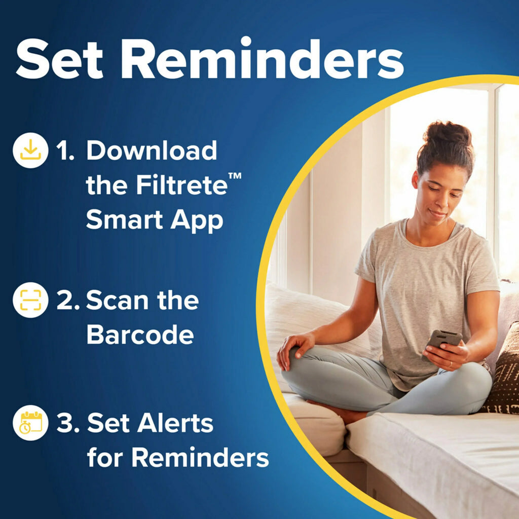 Filtrete 12x12x1 Air Filter,  1500  12, Advanced Allergen Reduction, 4 Filters