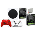 Microsoft Xbox Series  512GB Digital Console with Extra Wireless Controller - Pulse Red - Surge 12 Piece Accessory Kit and  Dual Charge Base with Microfiber Cleaning Cloth