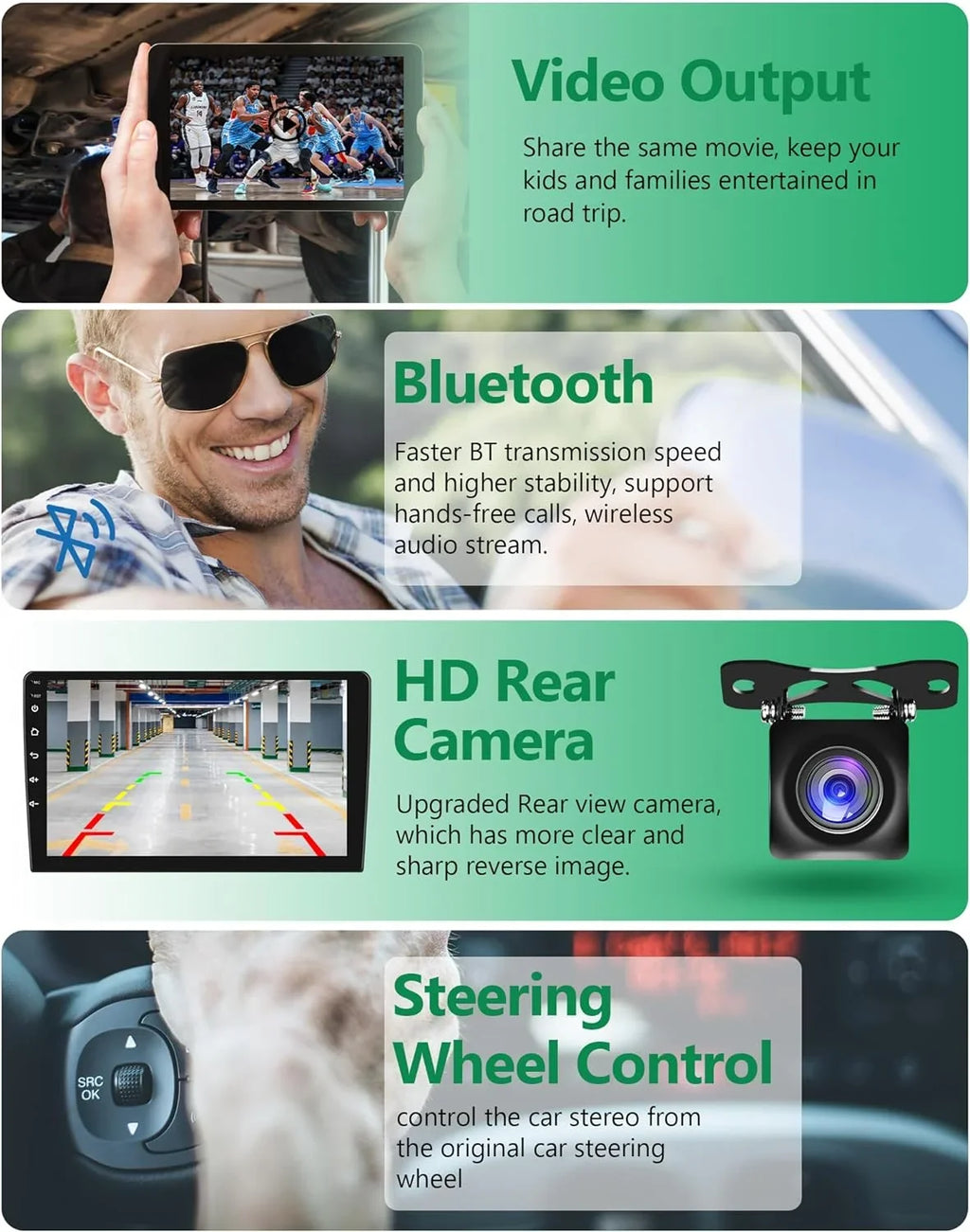 Android Car Stereo for Toyota Corolla 2009 2010 2011 2012 2013 with Wireless Carplay Android Auto,  9” Touch Screen 2G+32G Car Radio with Backup Camera, Navigation,Bluetooth,,WiFi,/