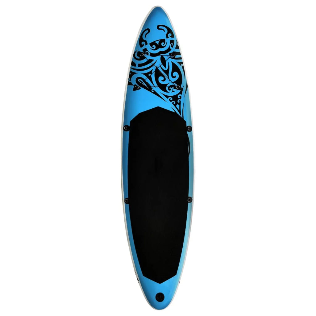 Walmeck Inflatable Paddleboard Set 144.1"x29.9"x5.9" Blue