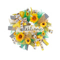 Wreath Sash Monogram Bee Festival Silk Scarf Garland Pendant Home Wreath Decoration
