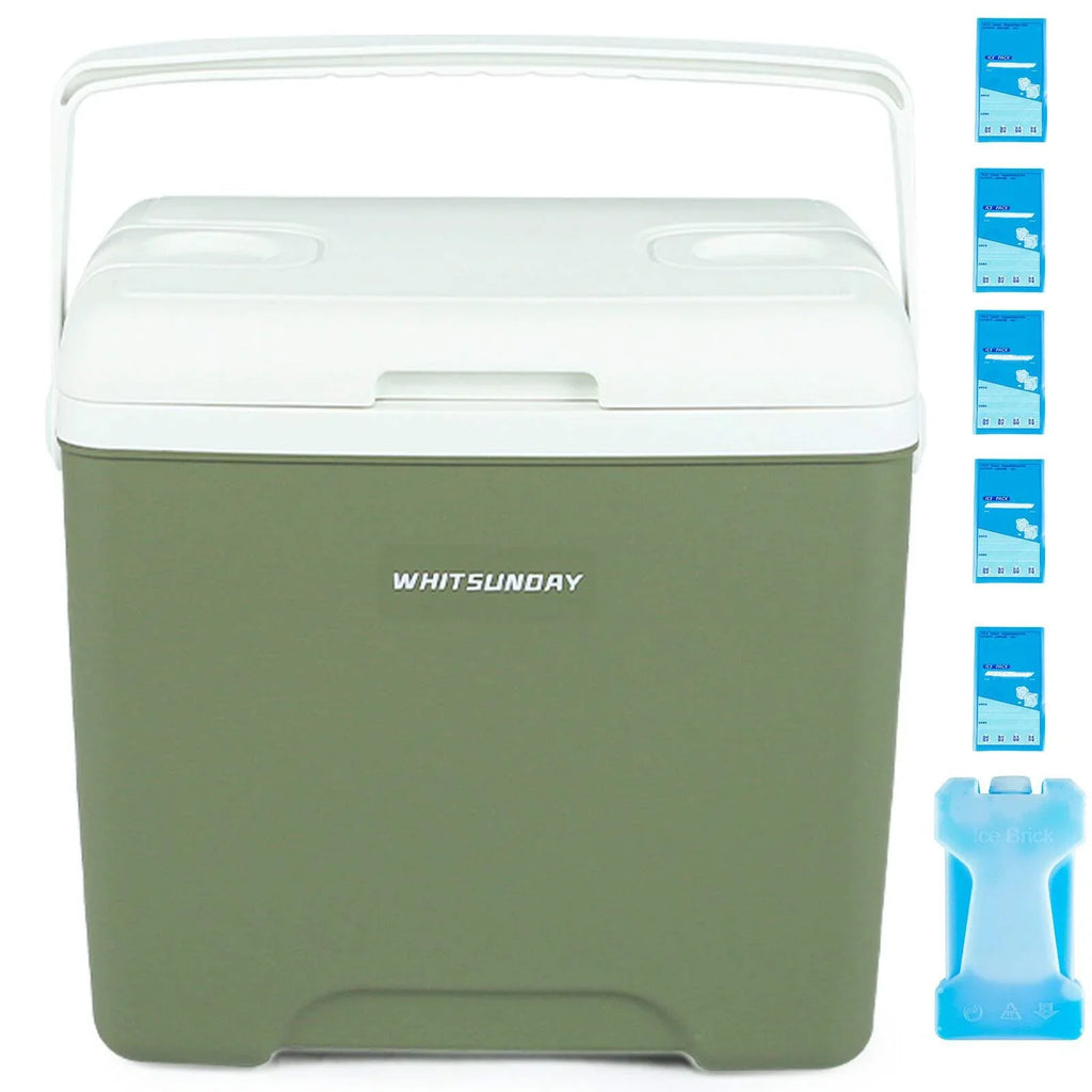 Insulated Portable Cooler,Ultra-Light Hard Cooler
