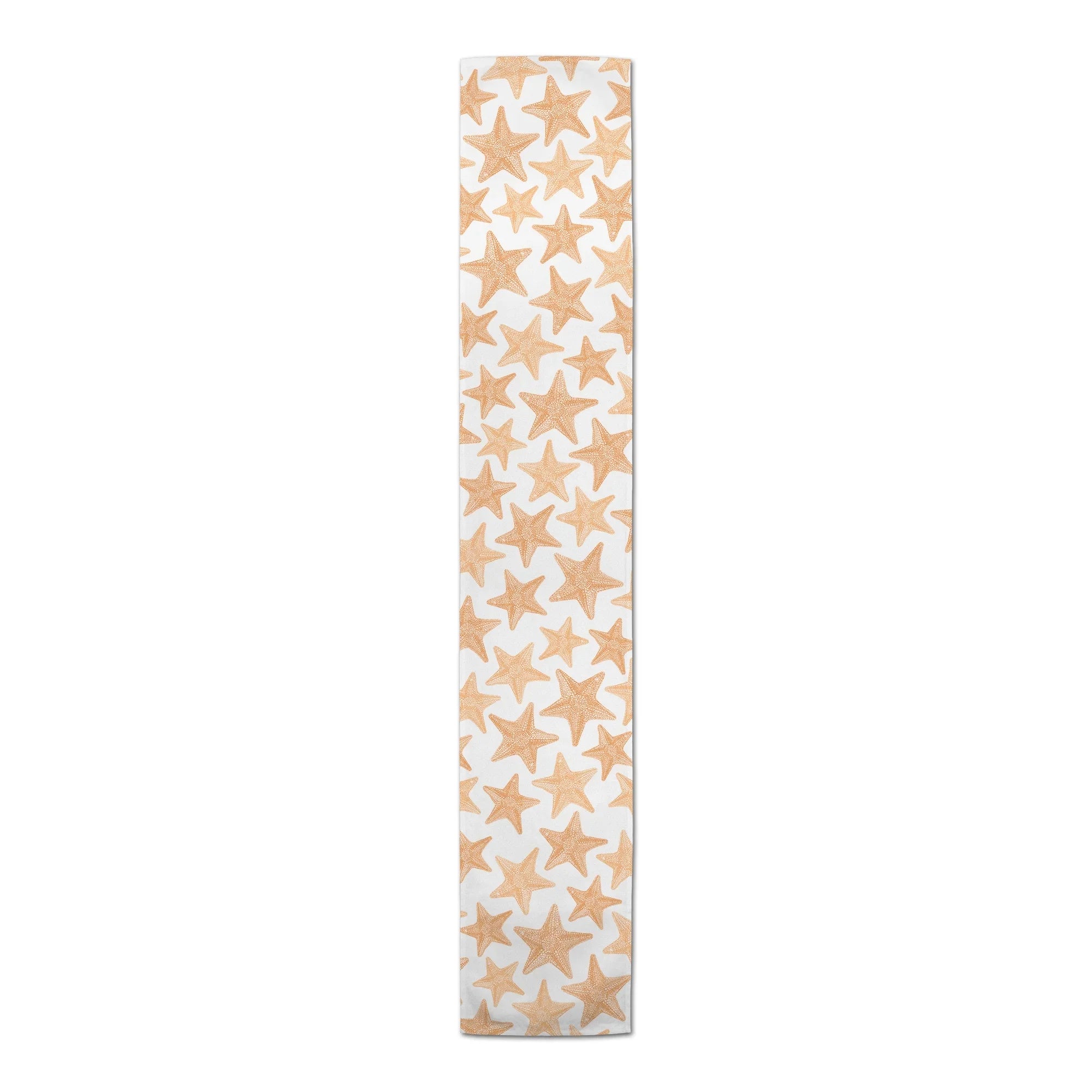 Creative Products Orange Sketched Starfish 16x90 Poly Twill Table Runner