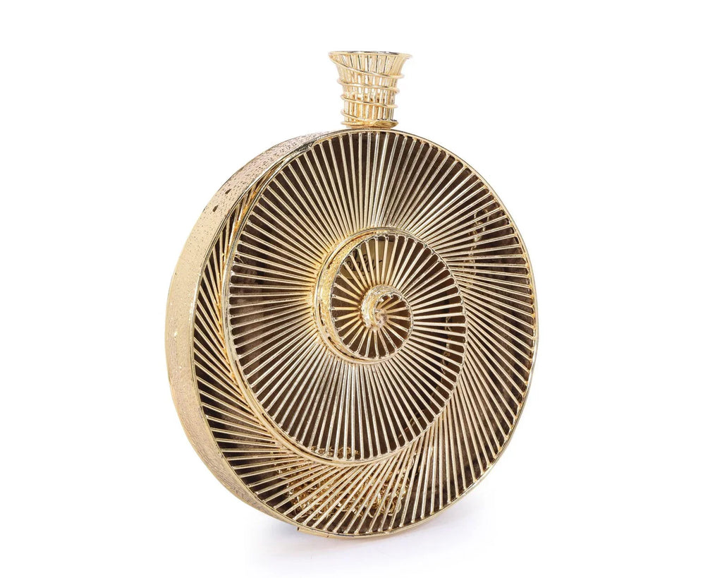 Different Craft India Royal Round Wire Work Designer handcrafted Brass Clutch Bag For Women