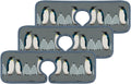 Bestwell 3PCS Faucet Absorbent Mat, Sea Bird Penguin Washable Sink Splash Guard Drip Catcher, Kitchen Bath Countertop Sinkmat Microfiber Drying Mats