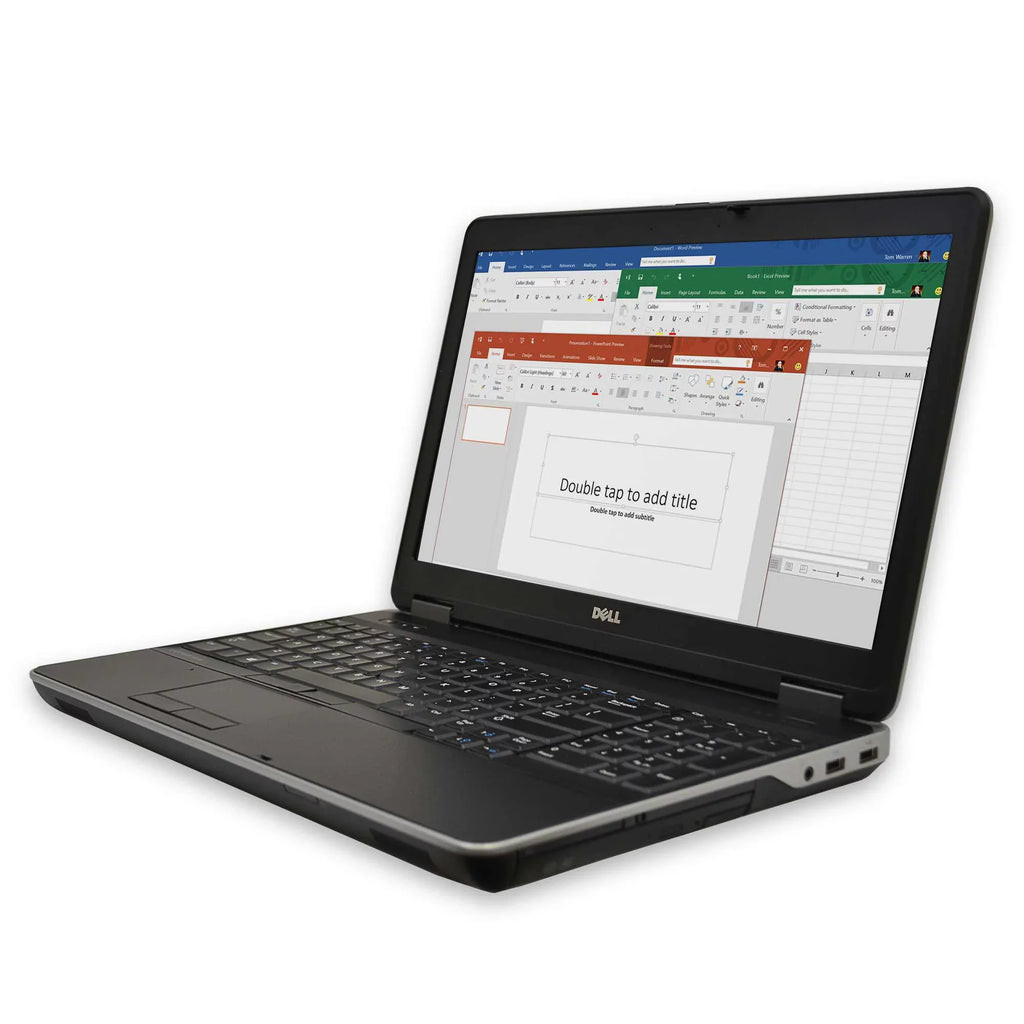 Dell Latitude  Laptop Computer, 2.60 GHz Intel i7 Quad Core Gen 4,  ,  Hard Drive, Windows 10 Home 64Bit, 15" Screen Used