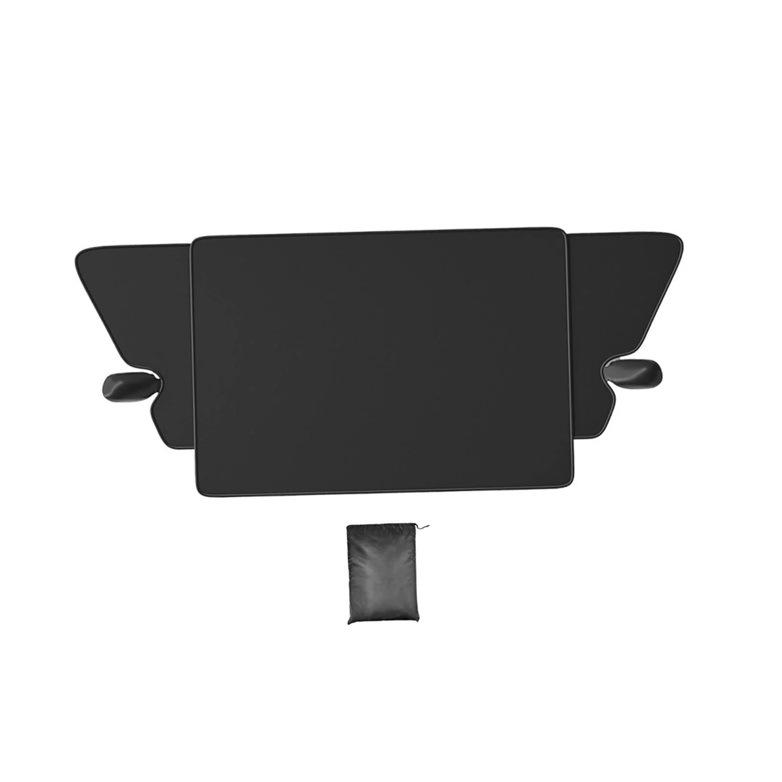 funtasica Car Windshield Cover Winter Snow Cover Front with Storage Bag, Protection, Car Snow Ice Cover Windproof for , Cars, Truck