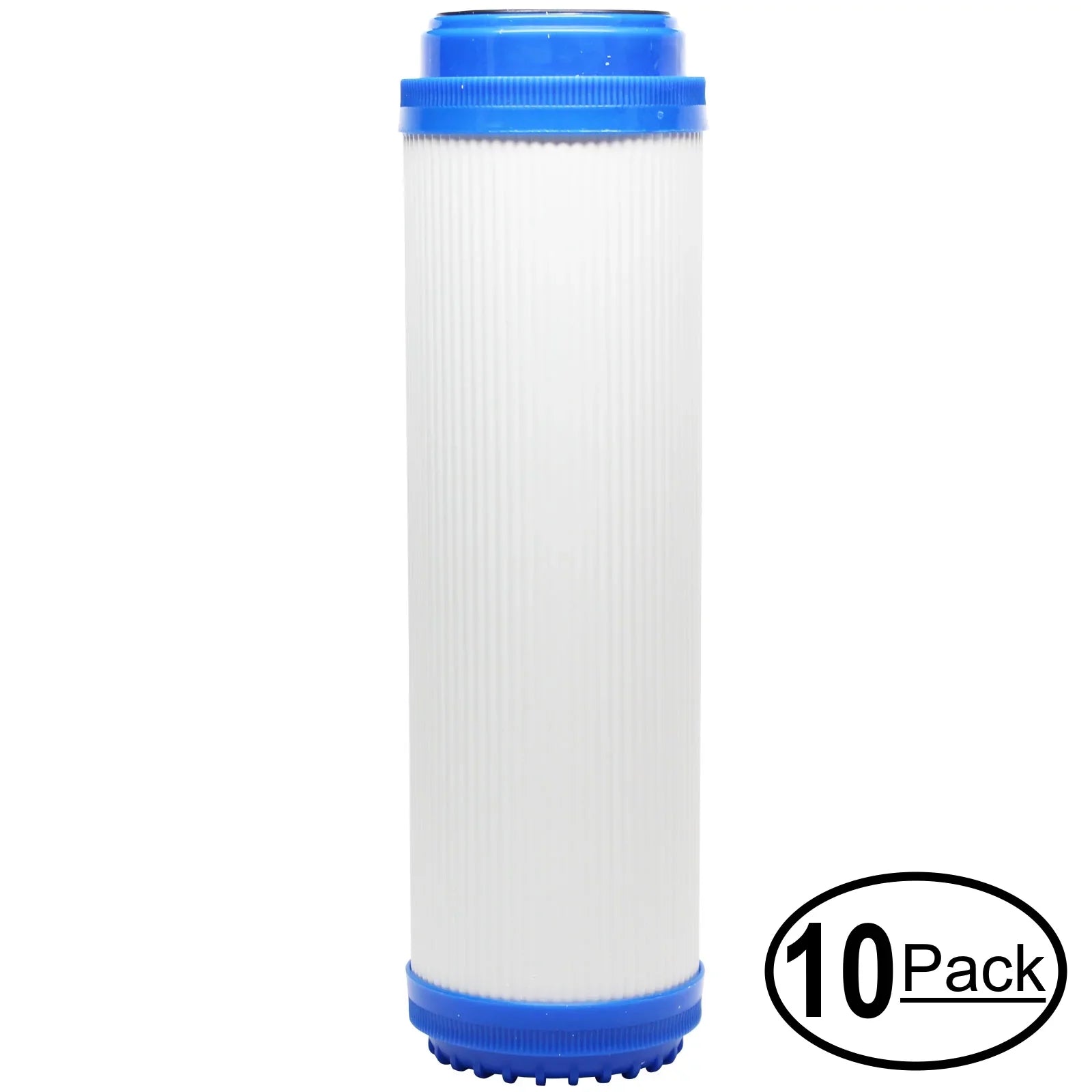 10-Pack Replacement for Culligan -10 Granular Activated Carbon Filter - Universal 10-inch Cartridge for Culligan -10 Exterior Water Filter - Denali Pure Brand