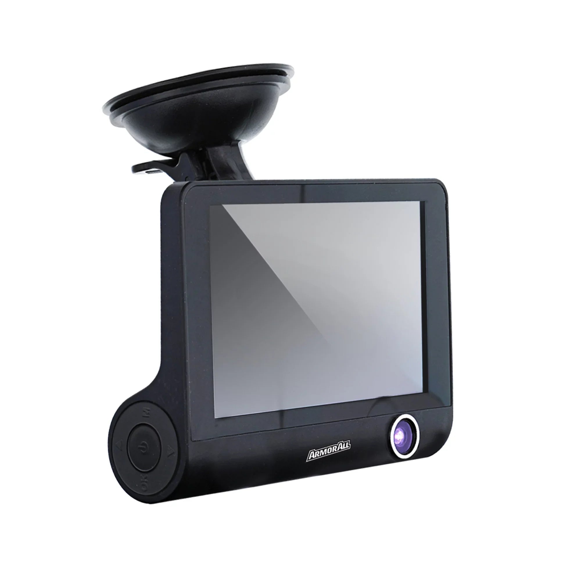 New Armor All Universal 4 inch  1080P  Dual-Lens Dash Camera, -sensor Detects Motion and Accidents, Two Cameras, Micro- Card Slot