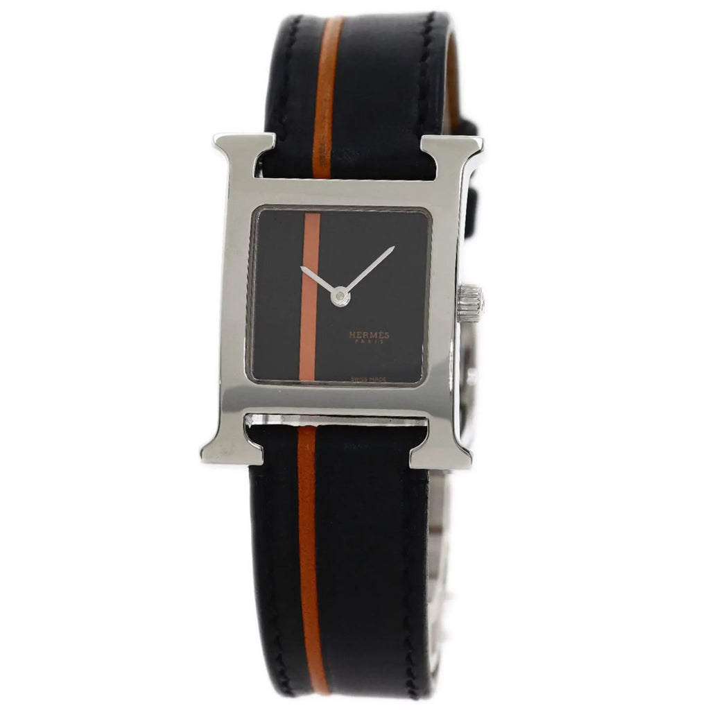 Pre-Owned Hermes .210  Watch Wristwatch Stainless Steel/Leather Women's  (Good)