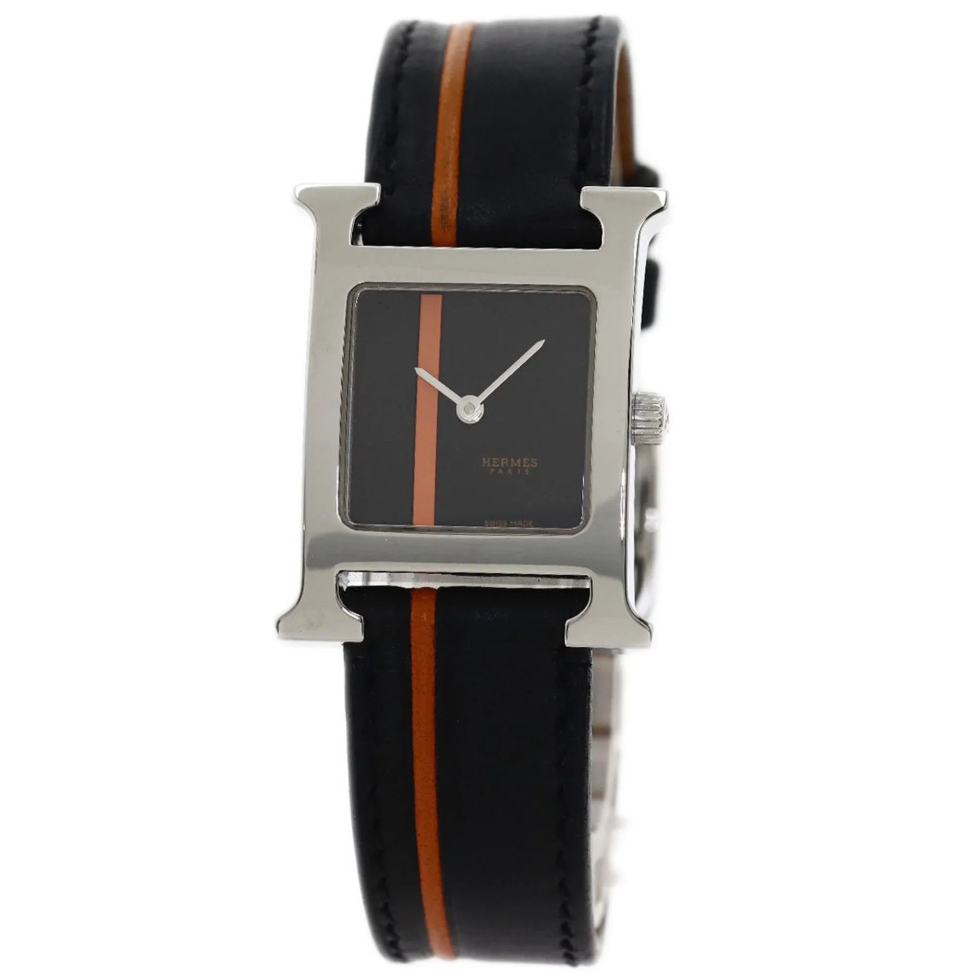 Pre-Owned Hermes .210  Watch Wristwatch Stainless Steel/Leather Women's  (Good)