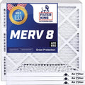 Filter King 12x23.5x1 Air Filter | 4- |  8  Pleated / Furnace Filters |    | Actual Size: 12 x 23.5 x .75"