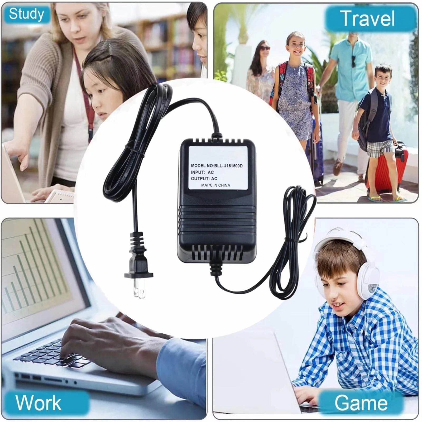 Compatible / Adapter Replacement for Icon Neo Phantom NeoPhantom 2 Mic input Preamp;Icon NeoAmp 4-Channel Headphone Amplifier;Icon Neo PreAmp NeoPreAmp instrument microphone pre-amp