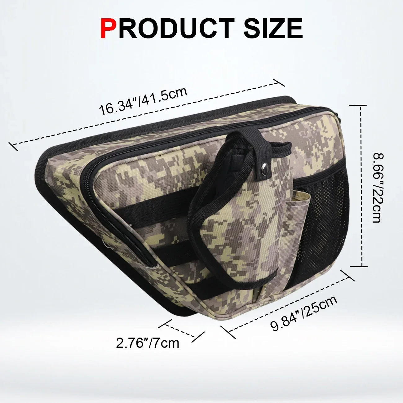 Front Storage Bags Door Net Pocket Organizer For 2021-2023 Ford Bronco 2/4 Doors